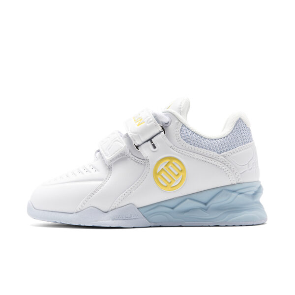 LUXIAOJUN Kids Weightlifting Shoes White - Image 2