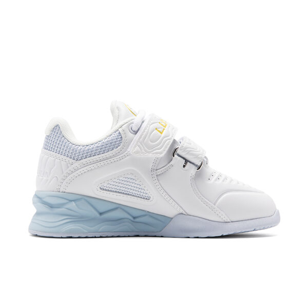 LUXIAOJUN Kids Weightlifting Shoes White - Image 3